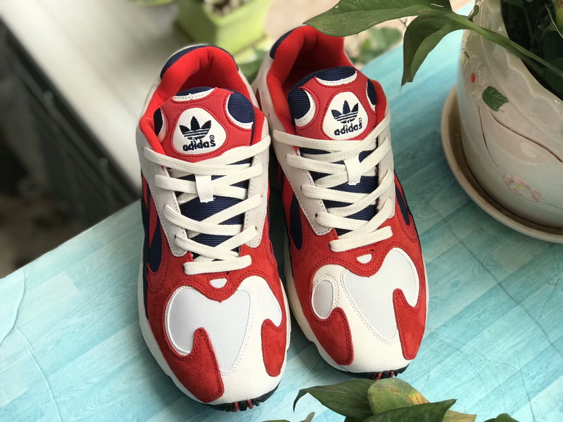 Adidas Originals Yung 1 Red-White-Collegiate Navy(99% Authentic quality)